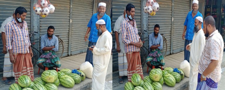 কলাপাড়ায় তরমুজ বিক্রি হচ্ছে ওজনে-বিপাকে সাধারণ ক্রেতা