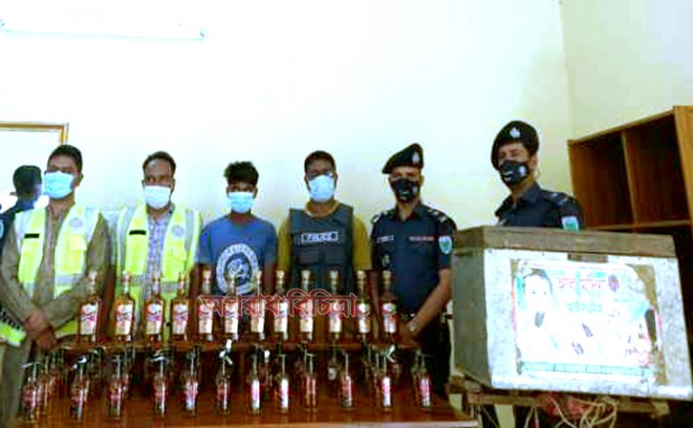 সুনামগঞ্জে ভারতীয় মদ বোঝাই আইসক্রিমের বাক্সসহ ১জন গ্রেফতার