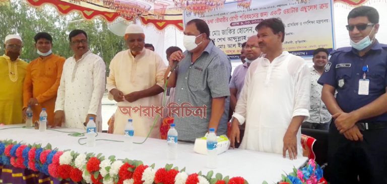 কুড়িগ্রামের রৌমারী ওয়াটার এম্বুলেন্স উদ্বোধন করেন প্রাথমিক ও গণশিক্ষা প্রতিমন্ত্রী জাকির হোসেন (এম পি)