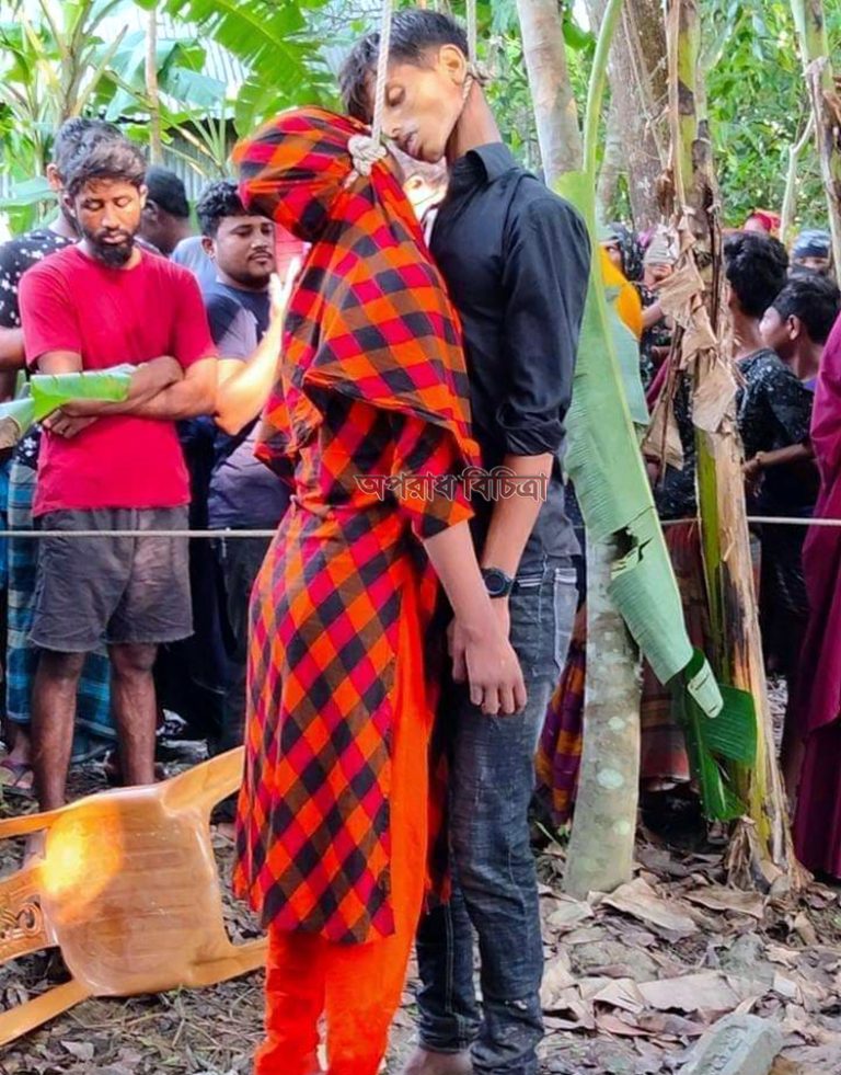 পটুয়াখালীতে  প্রেমিক-প্রেমিকা যুগলের ঝুলন্ত লাশ উদ্ধার