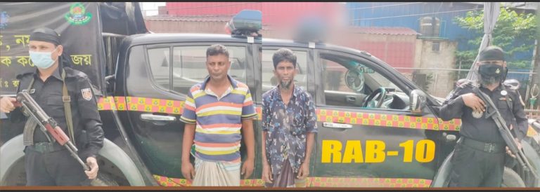 টাওয়ারের  ব্যাটারি চুরি চক্রের ০২ সদস্যকে আটক করেছে  র‌্যাব