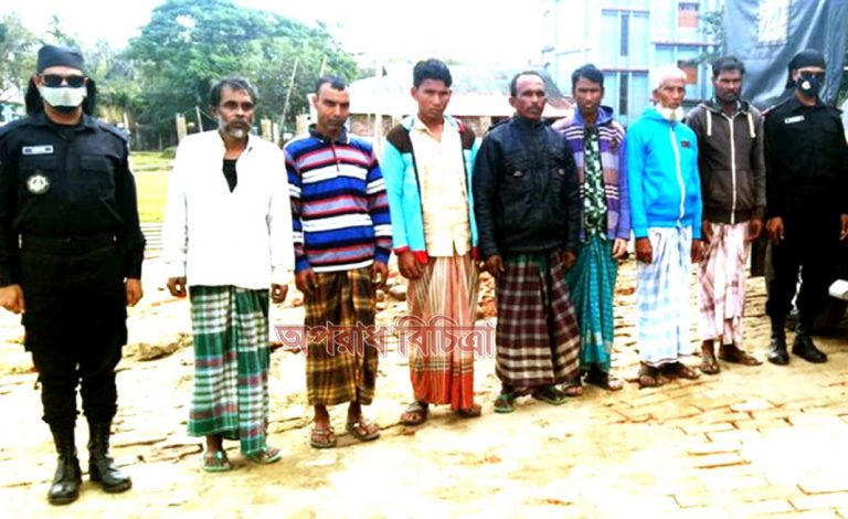 সুনামগঞ্জে হত্যা মামলার ৭ আসামী গ্রেফতার