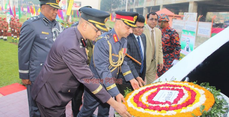 জাতির শ্রেষ্ঠ সন্তানদের স্মরণে ফায়ার সার্ভিস ও সিভিল ডিফেন্সের মহান বিজয় দিবস উদযাপন