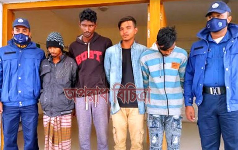 সুনামগঞ্জে গরুসহ ৪ চোর গ্রেফতার