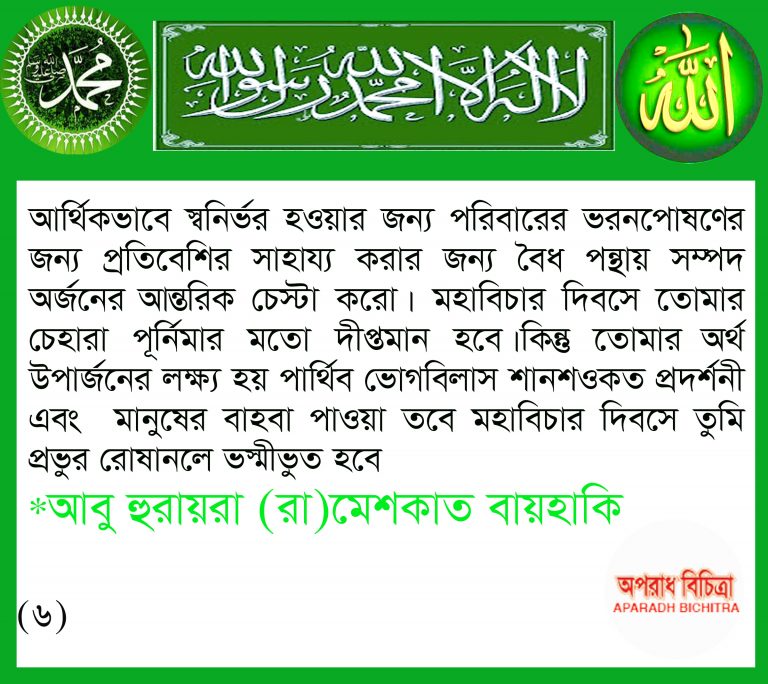 লোক দেখানো ইবাদত আল্লাহ প্রছন্দ করেন না