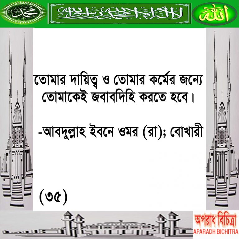 জবাব দিহিতা করতে হবে