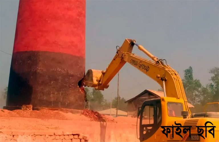 লোহাগাড়ার ইটভাটায় অভিযানঃ  ১টি ইটভাটা ধ্বংস।  