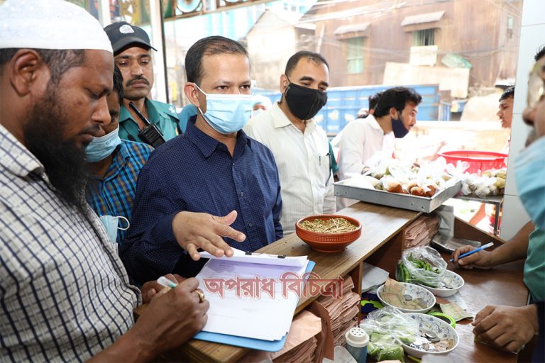 ভোক্তা-অধিকার সংরক্ষণ অধিদপ্তরের বাজার তদারকি: বিভিন্ন প্রতিষ্ঠানকে লক্ষ টাকা জরিমানা