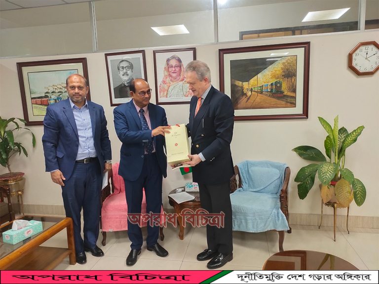রেলপথমন্ত্রীর সাথে স্পেনের রাষ্ট্রদূতের সাক্ষাৎ:রেল খাতে বিনিয়োগের আগ্রহ প্রকাশ।