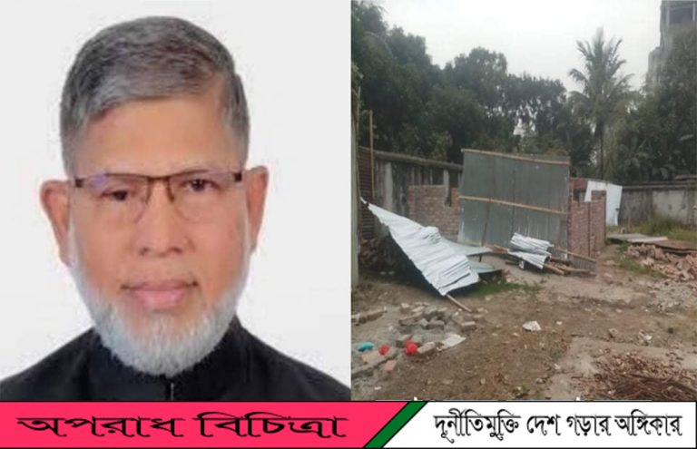 উওরখানের সাবেক চেয়ারম্যানের সন্ত্রাসী বাহিনী নিয়ে অন্যের জমি দখল করার চেষ্টা,বাধা দিতে গিয়ে আহত পুলিশ সদস্য