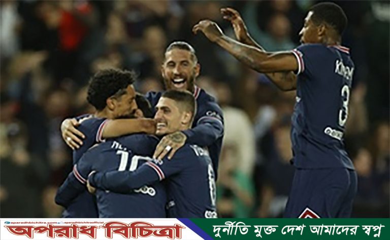 দশমবারের মতো শিরোপা জিতলো পিএসজি : মেসির জাদুকরী গোলের রেকর্ড