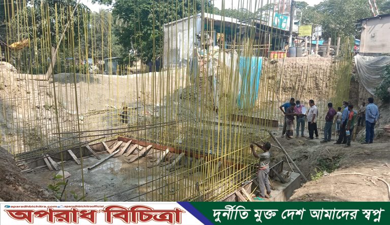 শার্শা-জামতলা সড়কে দ্রুত গতিতে চলছে ব্রিজ নির্মান কাজ 