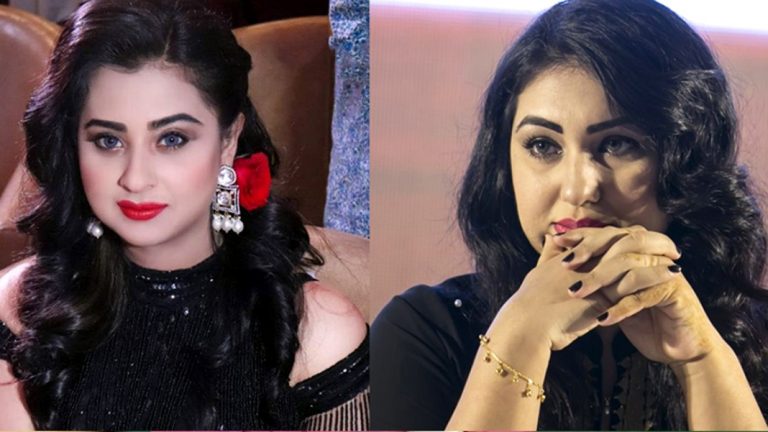 দুই চিত্রনায়িকা অপু বিশ্বাস ও শবনম বুবলী এক নায়িকা শাকিব খান