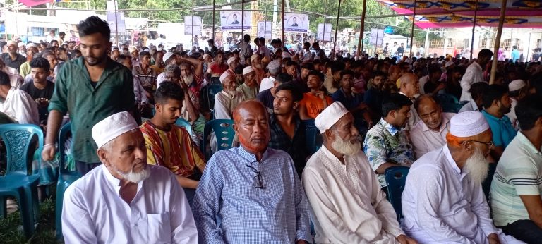 তিতাসে নাঈম হাসানের সভায় জনতার ঢল