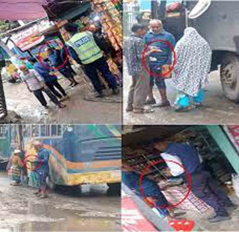 সিটি টোল এর নামে সজীব  দুলাল  প্রকাশ্যে চাঁদাবাজি