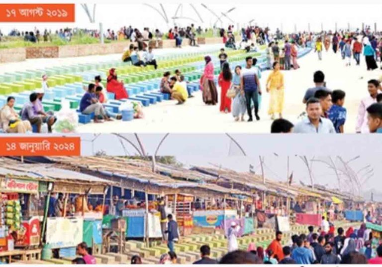 বাণিজ্যিক থাবায় ম্লান পতেঙ্গা সৈকতের সৌন্দর্য