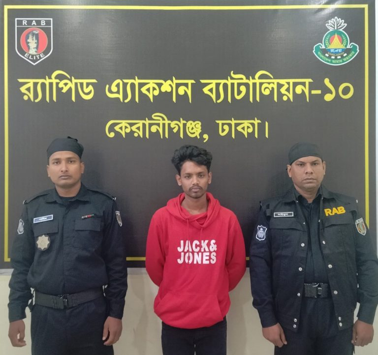 রাজধানীর কোতয়ালীতে  ধর্ষণ ও পর্নোগ্রাফি মামলার আসামী হাবিব গ্রেফতার