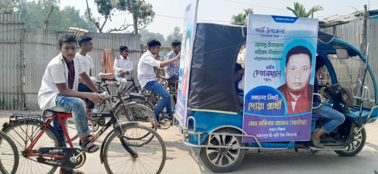 তেঁতুলিয়ায় কোমলমতি শিক্ষার্থীদের দিয়ে প্রধান শিক্ষকের ভাইস চেয়ারম্যান পদে প্রচার-প্রচারণা
