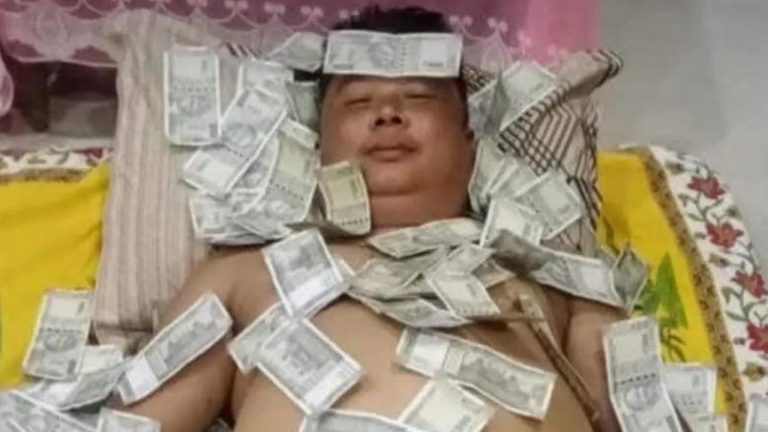 টাকার বিছানা ব্যাতিত ঘুম আসে না রাজনৈতিক নেতার