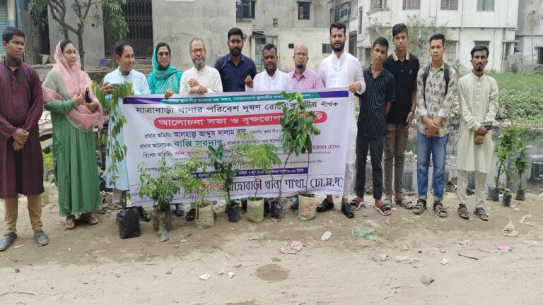 আগামী ছয় মাসের মধ্যে যাত্রাবাড়ীর স্মরণী খাল দৃষ্টিনন্দন করার দাবি জানালো সবুজ আন্দোলন