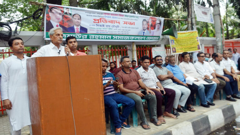 খালেদা জিয়া মুক্ত না হলে দেশে গণতন্ত্র ফিরে আসবে না : নিতাই রায় চৌধুরী