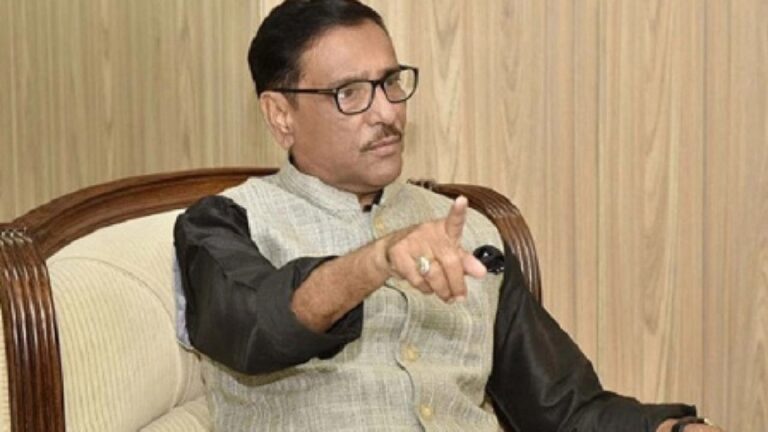 চারজন মন্ত্রী ও প্রতিমন্ত্রীর সঙ্গে বৈঠকে বসেছেন ওবায়দুল কাদের