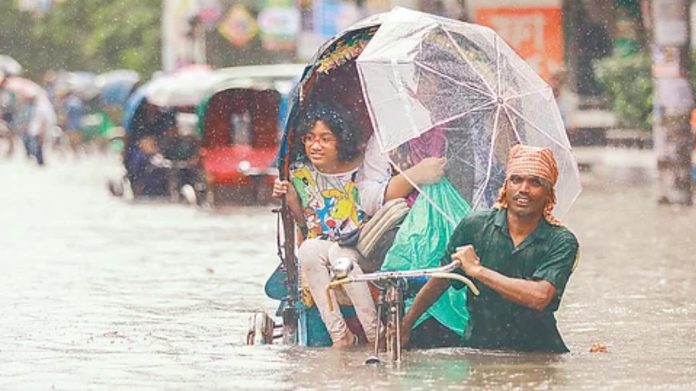 পানির নীচে ঢাকার সিটি কর্পোরেশন